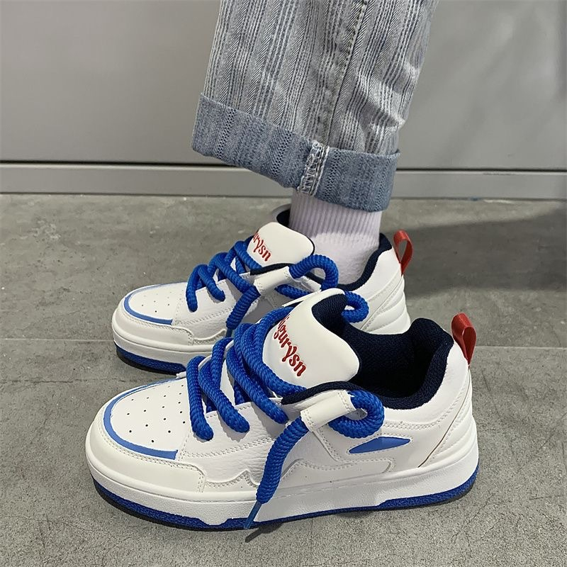 Small niche board men's casual 2024 summer new breathable and versatile ins soft soled low top bread shoes_voghion.com