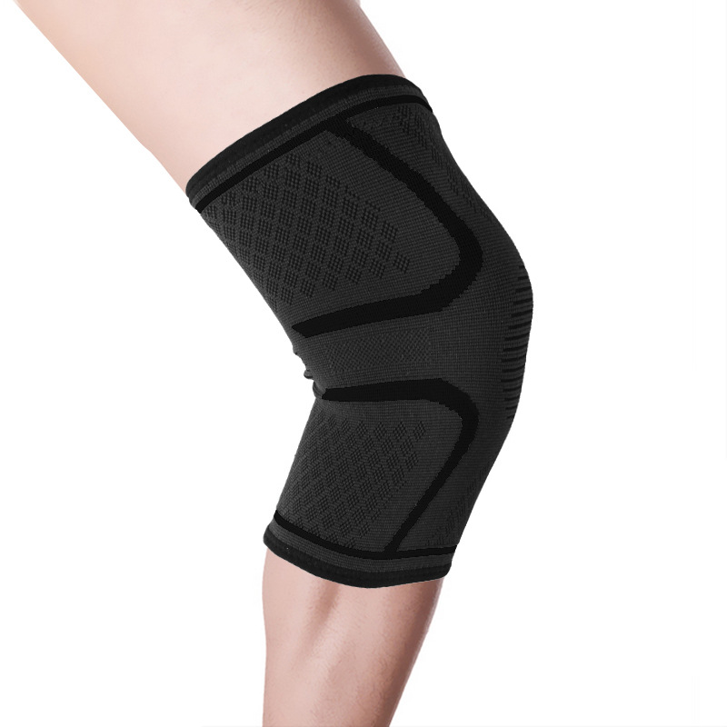 Semicírculo de punto deportes rótula verano habitación con aire acondicionado cálido nylon rótula ciclismo deportes fitness baloncesto rótula