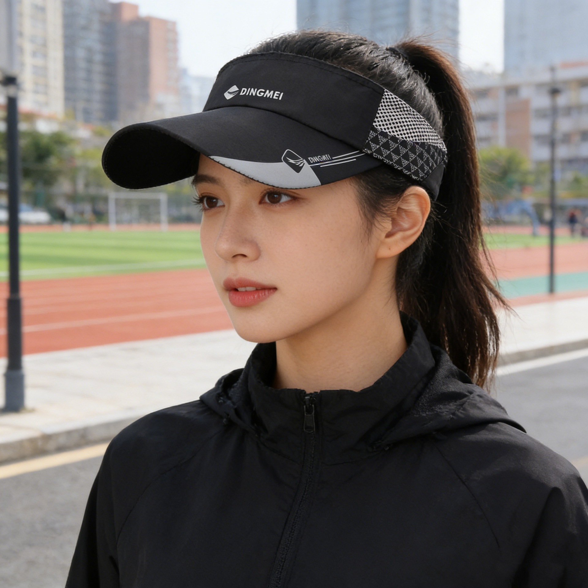 Summer Stylish Printed Winged Visor Hat Outdoor Sports And Running, Fashionable Unisex Baseball Cap For Cross-border_voghion.com