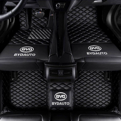 Modelə uyğun ayaqaltı: car floor mats - song-fuel-version-2016-2018-single-layer-pure-black