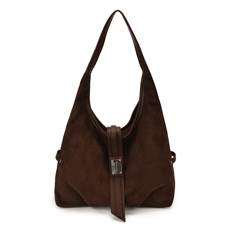Bolso de Hombro Tote para Axila de Cuero PU con Cierre Magnético para Uso Diario