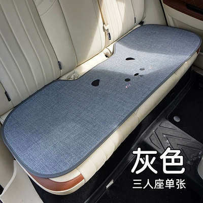 Summer Breathable Rear Three-Piece Seat — Seat cushion, seat cover - three-dimensional-bear-gray-rear-three-seater