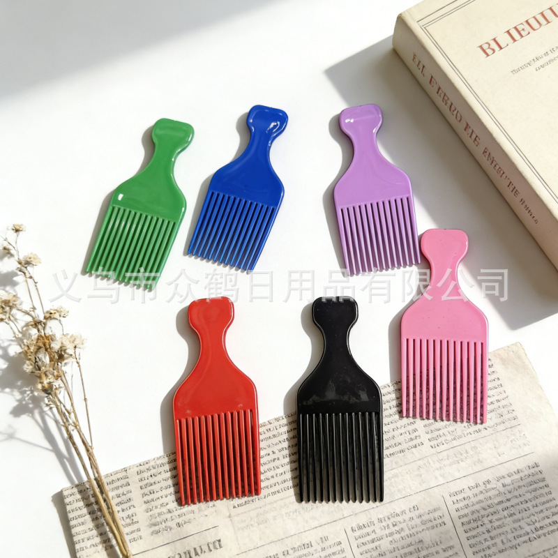 Hair Salon Styling Comb, Hair Pick Comb, Pompadour Comb, Airplane Comb, Multi-Color Plastic Comb, Trendy Hairdressing Tool