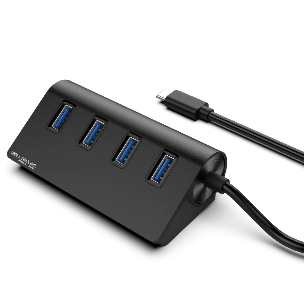 USB3.0HUB 4-портовый концентратор из алюминиевого сплава, четырехпортовый концентратор 3.0, 4-портовый разветвитель-концентратор, расширитель «один-четыре»
