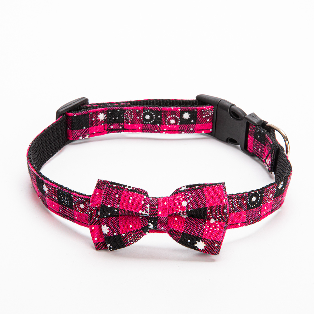 눈송이 목걸이 핑크