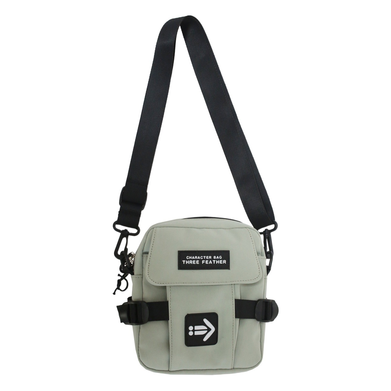 Nueva marca de moda bolsa de mensajero de los hombres de moda japonesa de la calle fresco de los hombres y de las mujeres bolsa de teléfono móvil ropa de trabajo estilo estudiante de hombro bolsa de mensajero