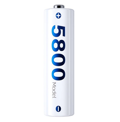 Double 1.2V Ni-MH Battery Hibrid akkumulyator batareyaları - no-5-5800-white-single