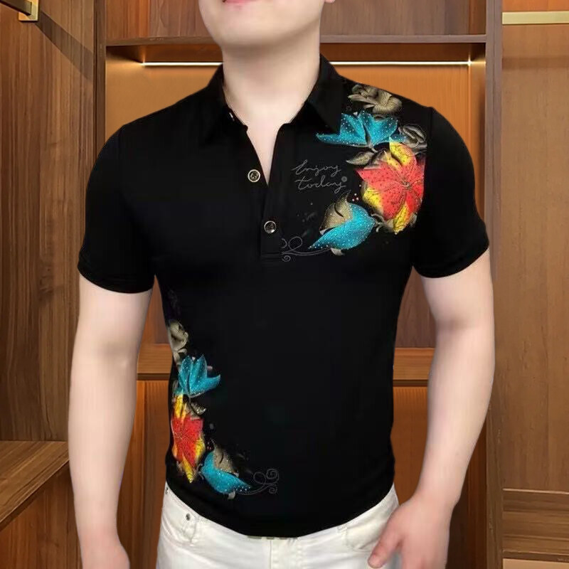 鑫骆客 年夏季新款休闲时尚短袖男士潮流T恤