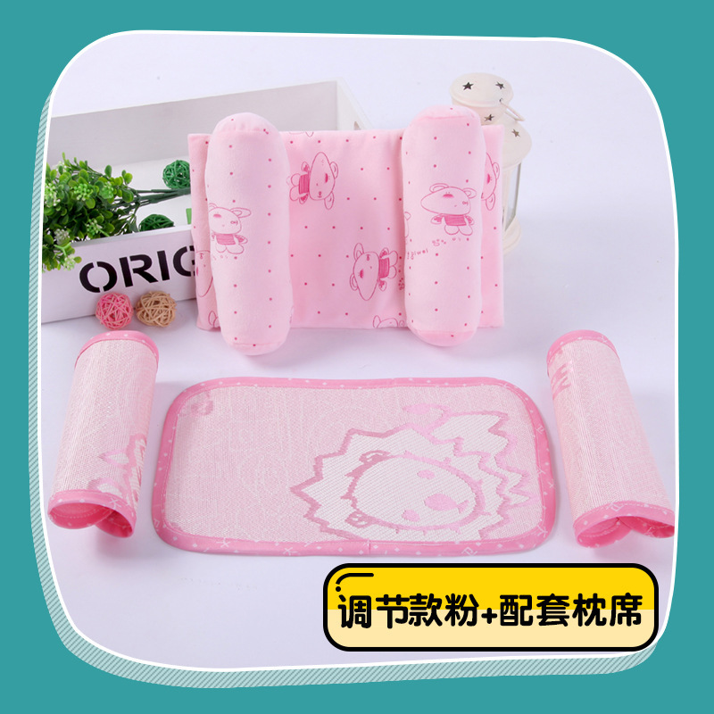 現物赤ちゃん枕ビロード赤ちゃん枕定型枕四季通用新生児調節枕通気柔らかい|undefined