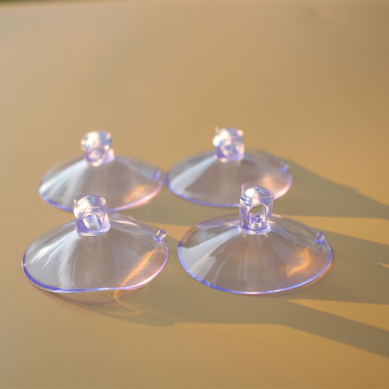 现货塑料穿孔吸盘PVC婚车婚庆装饰吸盘汽车广告牌玻璃透明小吸盘