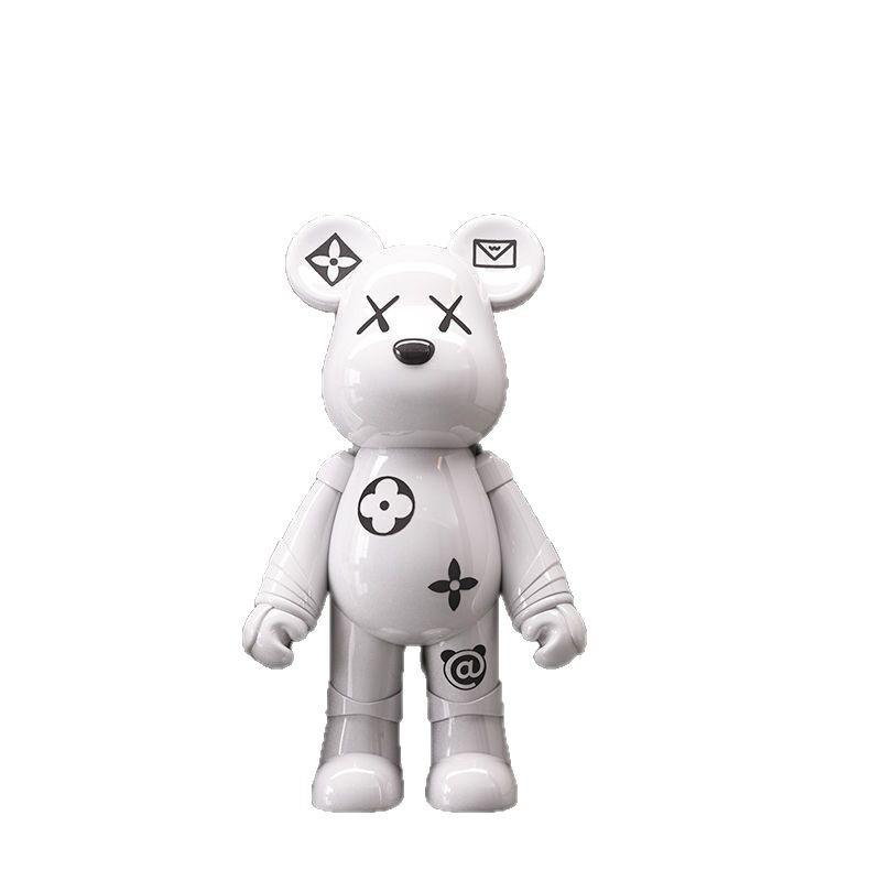 고급 고급 폭력 곰 바닥 서 대형 장식품 사이버 연예인 거실 소파 돼지 저금통 집들이 선물을위한 가벼운 장식