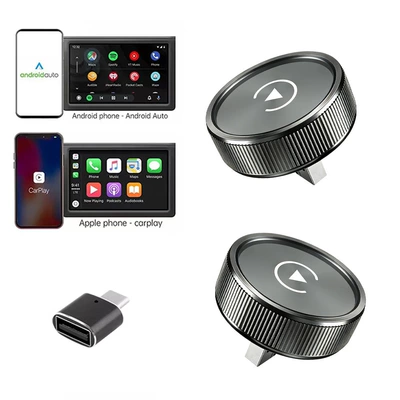 Aliexpress Hot-Selling Wireless Carplay Box Android Auto Two-In-One Wired to Wireless Car Connectivity (Other Car Video) - k21-adapter-overseas-version
