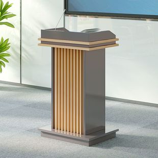 School Teacher Podium Speech Reception Welcome Host Desk Stage Multimedia Podium Foshan Factory