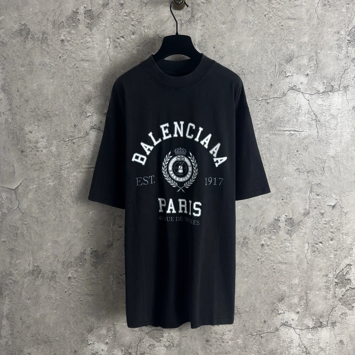 Правильная версия, высококачественная модель B, 25SS, классическая модель 1917 года, с принтом в виде колосьев пшеницы и короткими рукавами, свободного кроя, унисекс 2.