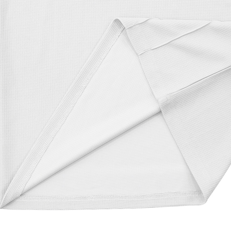 Men's Clothing Summer Men's Loose Waffle Two Piece Suit Round Neck Short Sleeved Shorts Set Simple Style For Formal & Casual_viptrois.com