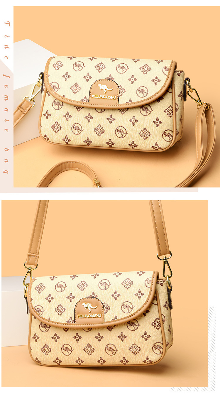 2024 Herbst Neue Damentasche Einzelne Schulter Crossbody Gedruckt Mode Vielseitig Koreanische Version 6069_voghion.com