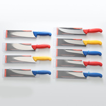 厨房料理厨师刀不锈钢菜刀套装红蓝黄三色可选料理刀具现货批发