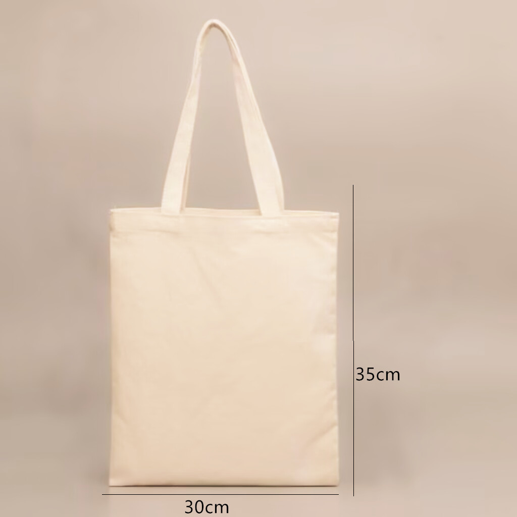 现货空白手提帆布袋棉布袋单肩学生购物手提帆布包定 制logo