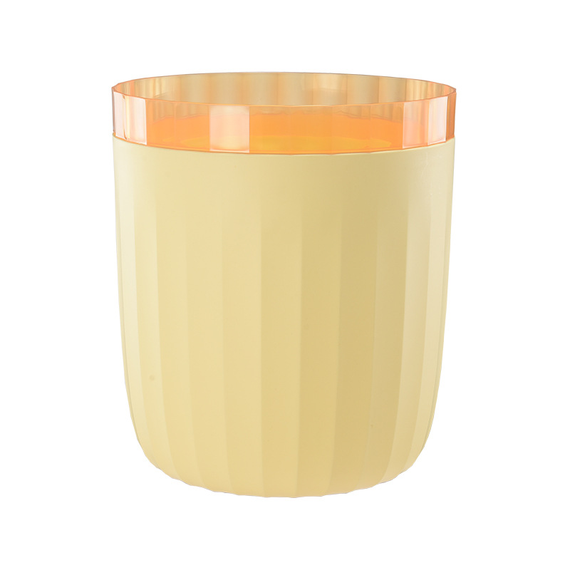 Cubo de basura para el hogar, baño, sala de estar, cocina, gran capacidad, anillo de presión, contenedor de almacenamiento para el suelo, cesta de papel simple para dormitorio