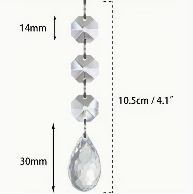 1 cadena de gotas de agua de mil caras