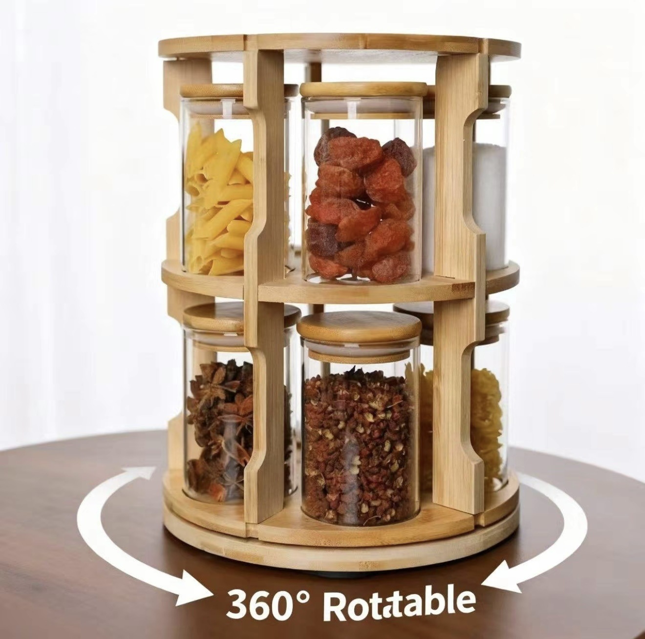 Glass storage system, capacious set, transparent storage box, increased thickness