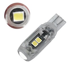 ナンバープレートライト T10 2835 3030 5smd 車用LED高輝度5W5無段階デコード小型車用電球 幅表示