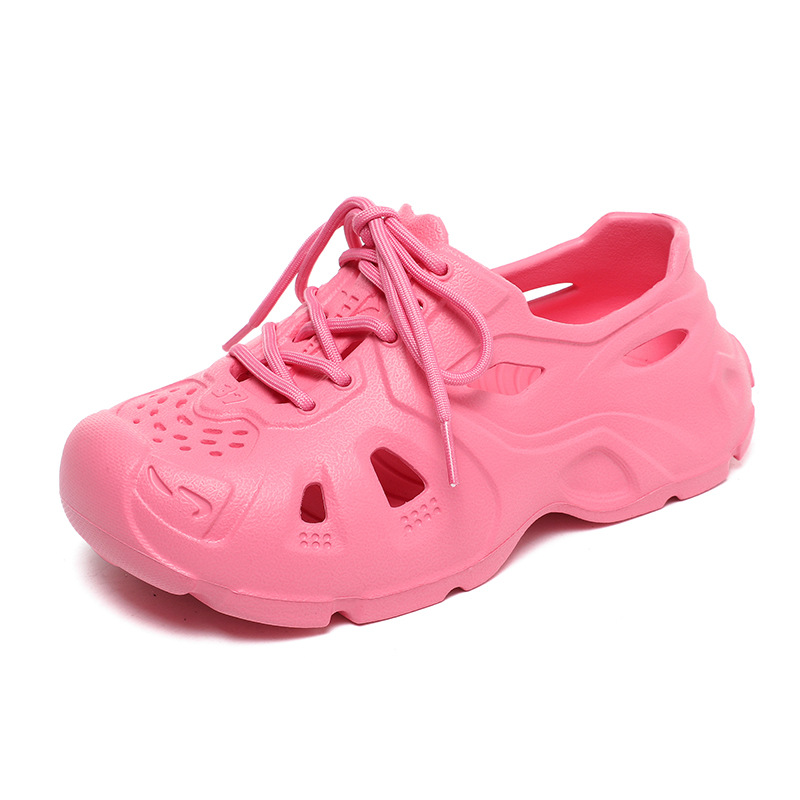Zapatos de agujero de correa de coco para hombres y mujeres en verano, sandalias de mierda para hombres, zapatos de playa grandes