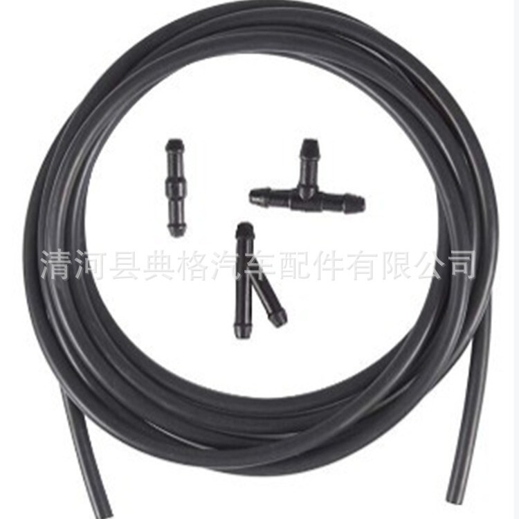 Car wiper nozzle water pipe connector Y-type T-type straight-through quick connection link water pipe tee 4*7