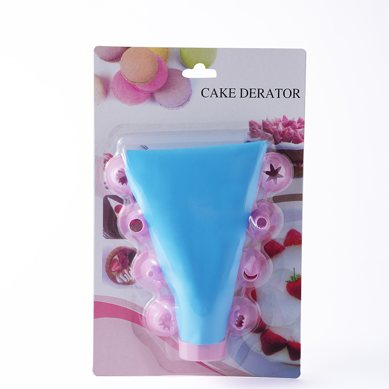 Boquilla de plástico de crema, conjunto de boquilla de flores, cubo de flores, extrusor de flores de crema DIY, boquilla de flores, galletas, pistolas de flores