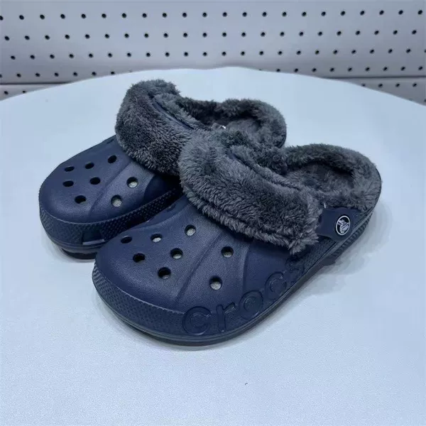 Deep blue/gray fleece