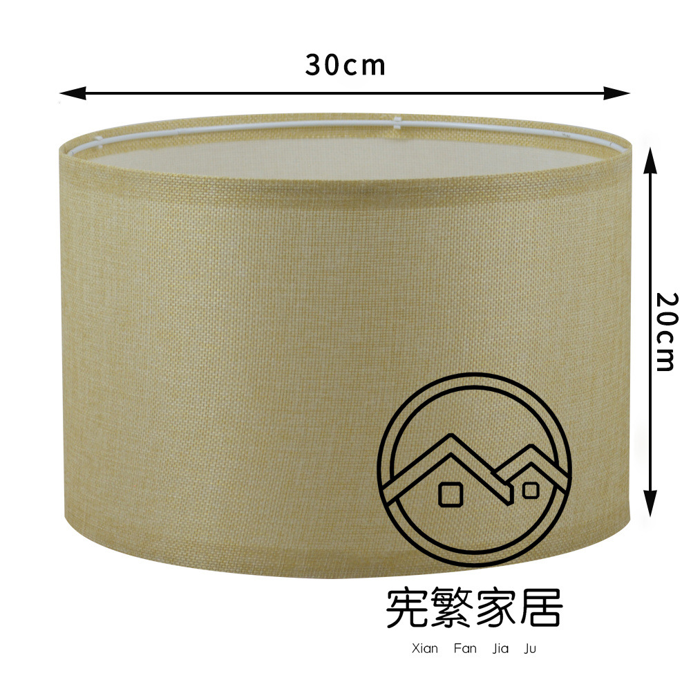 Transfronteriza desmontable plegable KD pantalla Shell sombreado redondo de lino de tela de mesa lámpara de pared lámpara de pie lámpara colgante Accesorios