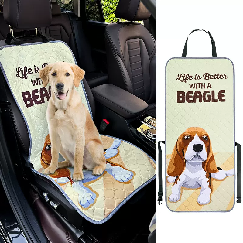 亚马逊跨境货源宠物车载垫前排狗垫防抓坐垫狗狗专用坐车防脏神器