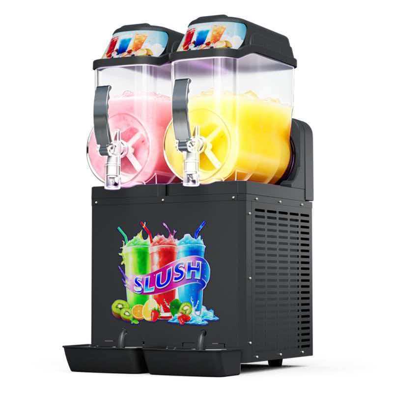 Máquina de nieve comercial de un solo cilindro, doble cilindro, tres cilindros, máquina de derretimiento de nieve, máquina de batido, máquina de jugo, máquina de lodo de cóctel