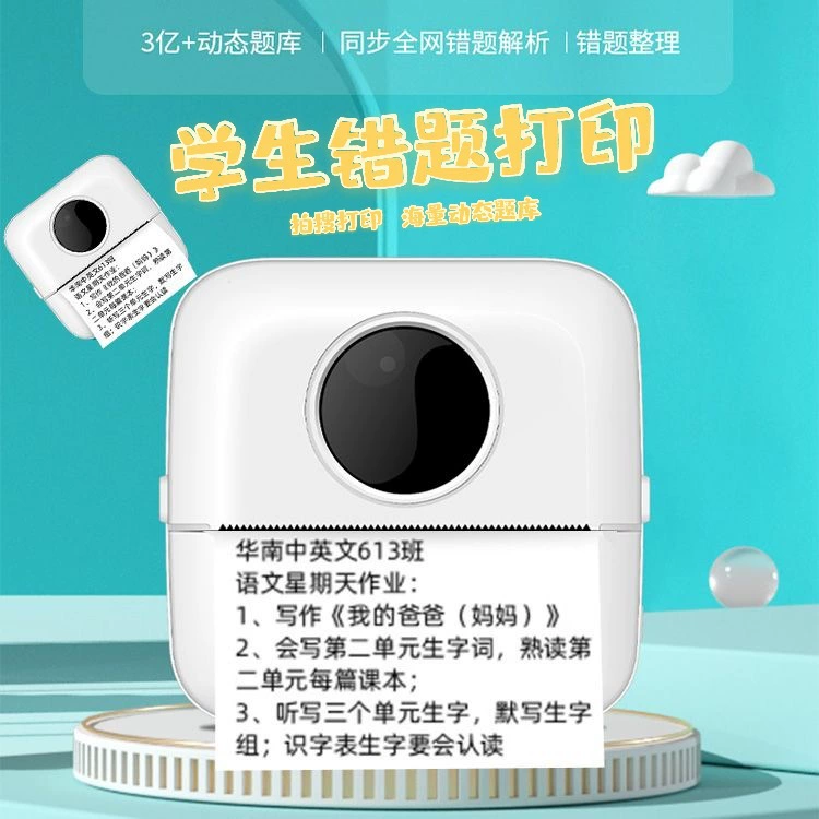 Ручной портативный принтер для кармана, Bluetooth, (跨境贸易), оптовая продажа