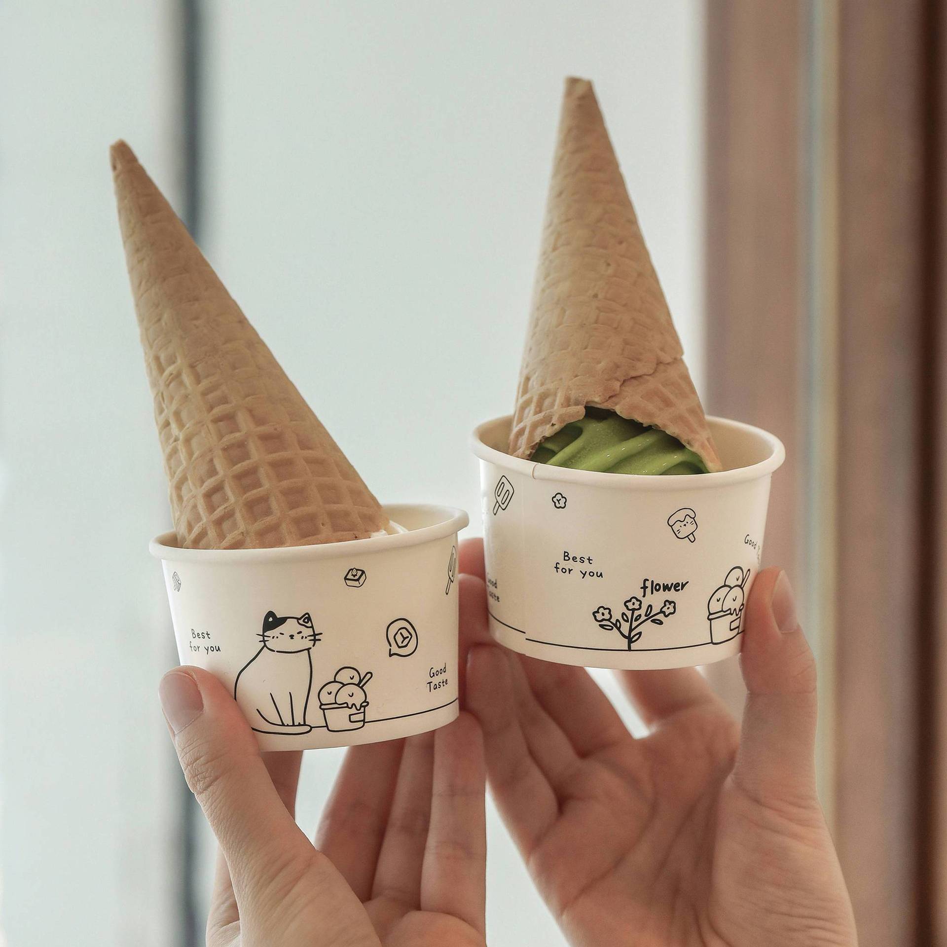 120ml一次性冰淇淋杯带盖奶皮子酸奶杯子奶油冰激凌碗盒纸杯可爱