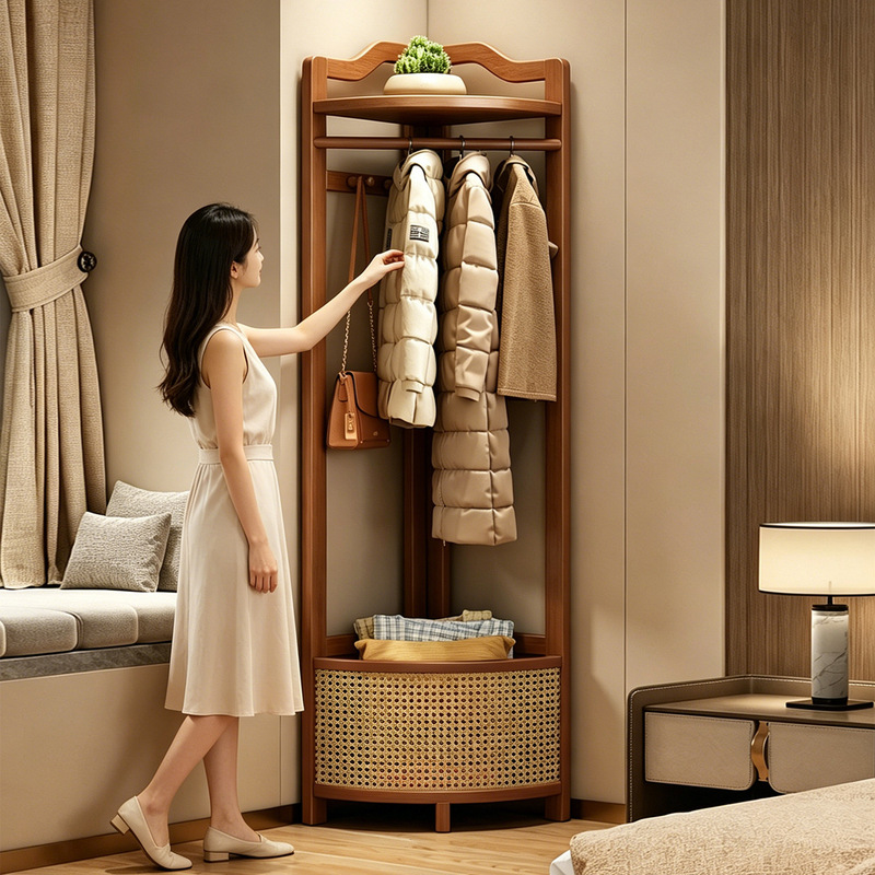 Floor-Standing Clothes Rack, Simple Bedroom Coat Rack, Clothes Storage Rack, Open Wardrobe, Dressing Room Assembly Rack Floor-Standing Clothes Rack, Simple Bedroom Coat Rack, Clothes Storage Rack, Open Wardrobe, Dressing Room Assembly Rack