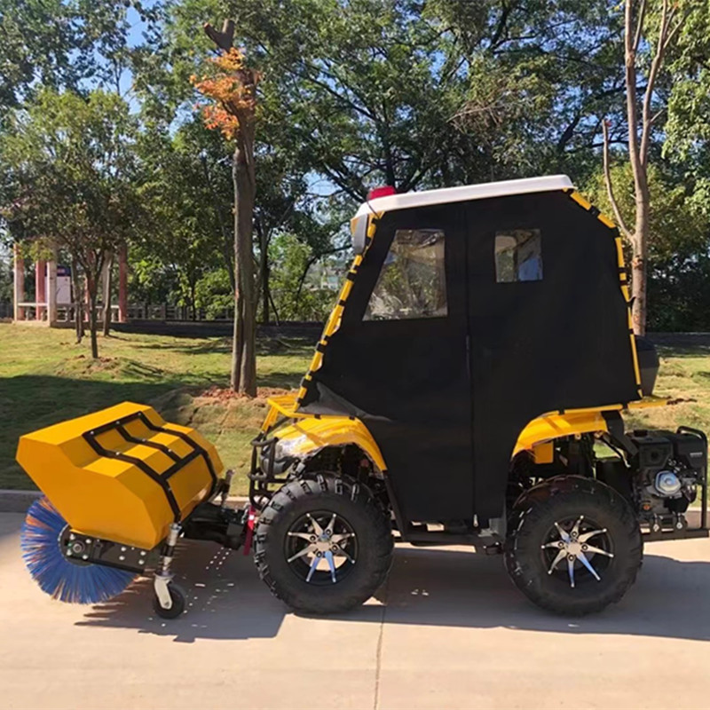 座驾式扫雪机 商砼站清扫机  大号扫雪清雪车  雷亿重工