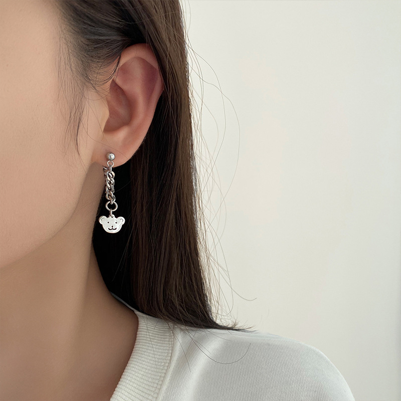 Small sophisticated design cute earrings stainless steel