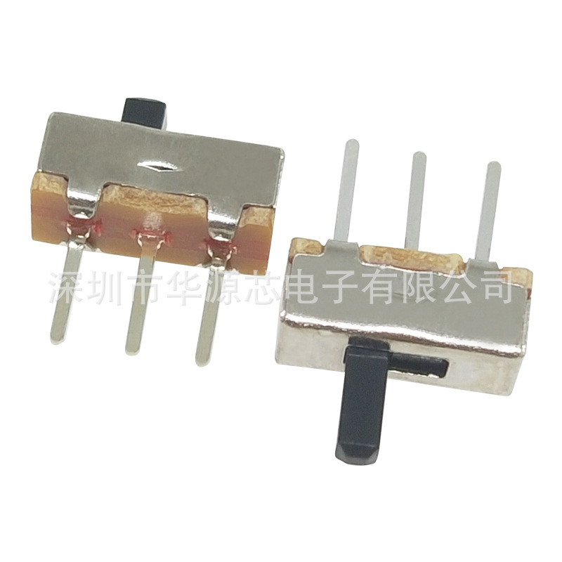 SS12D00G2/G3/G4/G5 small toggle switch 3-pin 2-gear horizontal handle type 1P2T handle height 3/4/5mm