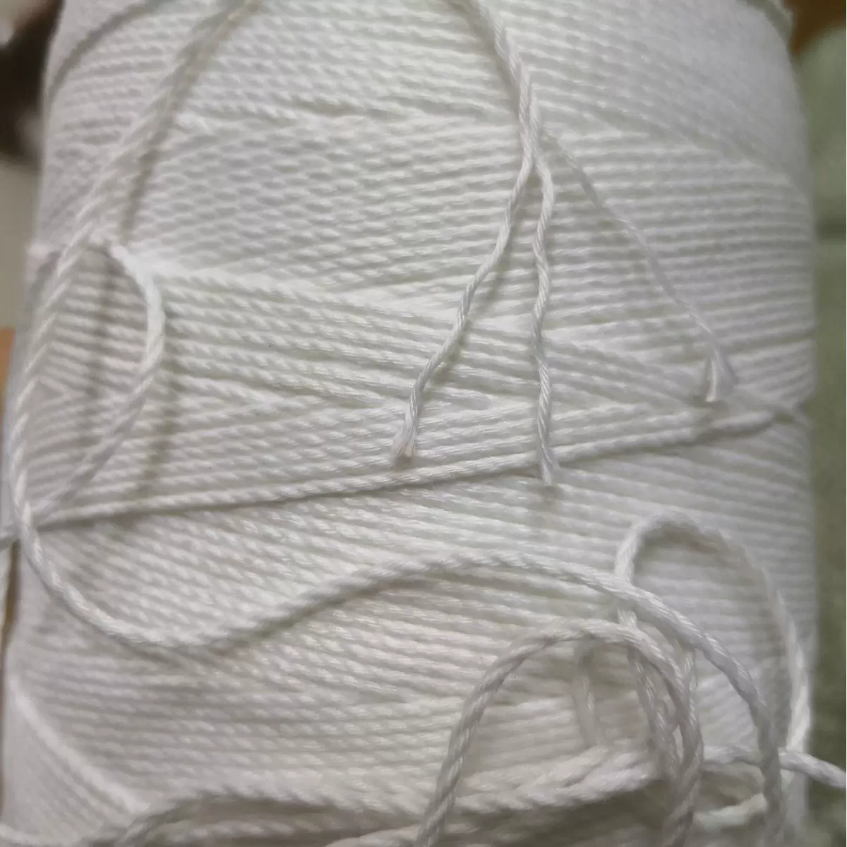 包粽子线吊牌白细棉绳绑粽子炸香肠厂家批发捆腊肉环保三股涤棉线