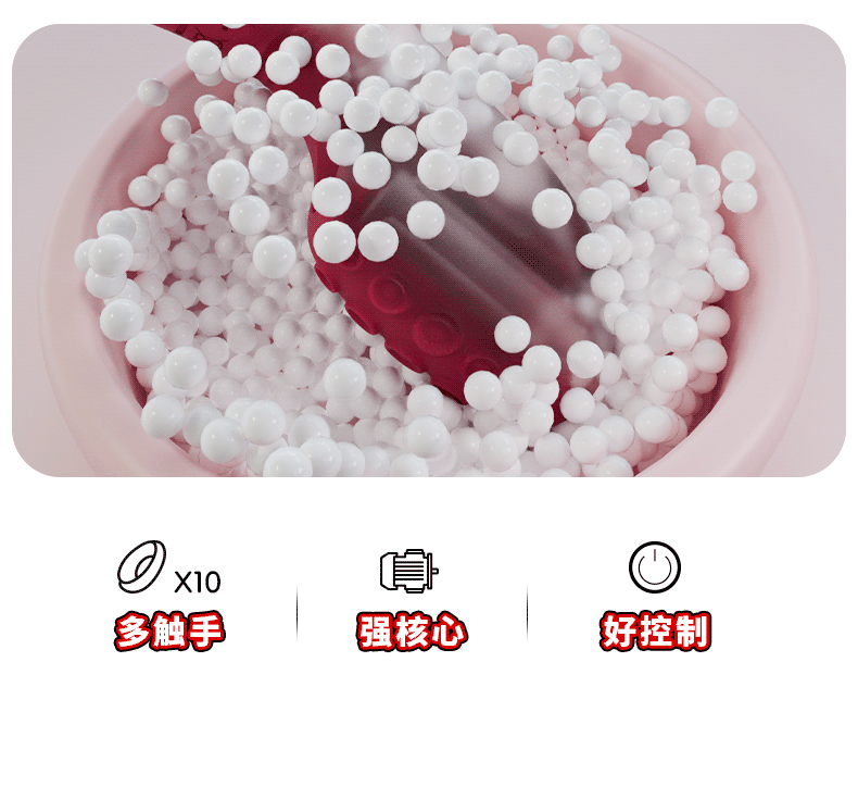 Vibrating Silicone Finger Sleeve, Button-Control Anal Training Massager for Adults — detail image 5