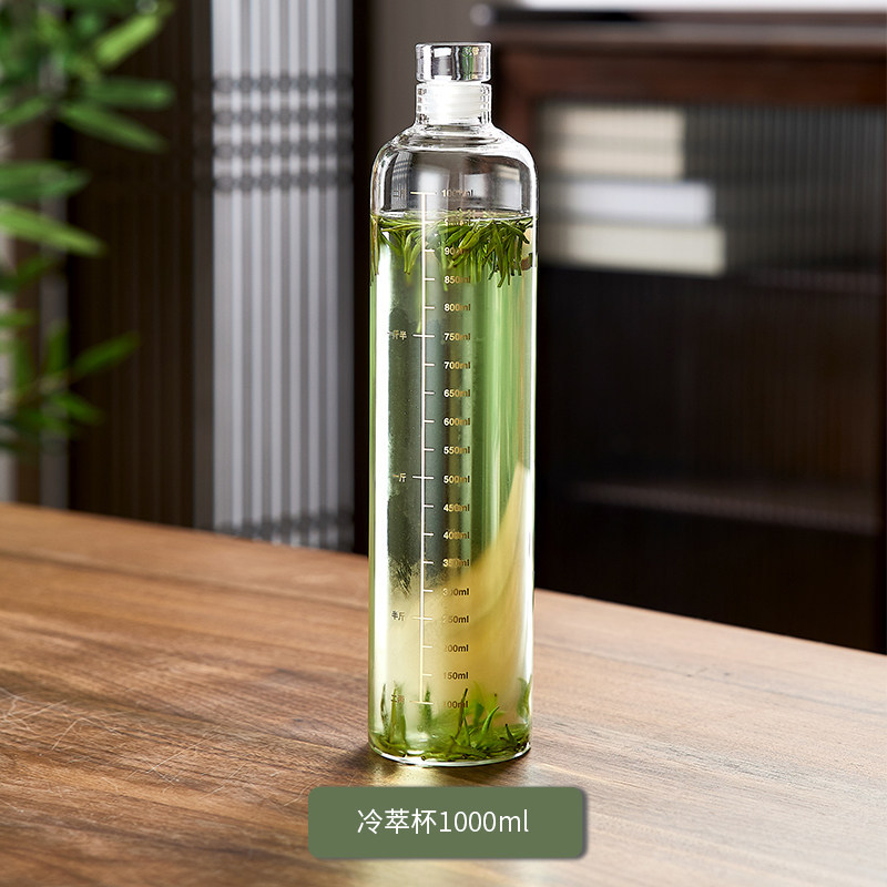 Бутылка Green apple для холодного чая 1000 мл