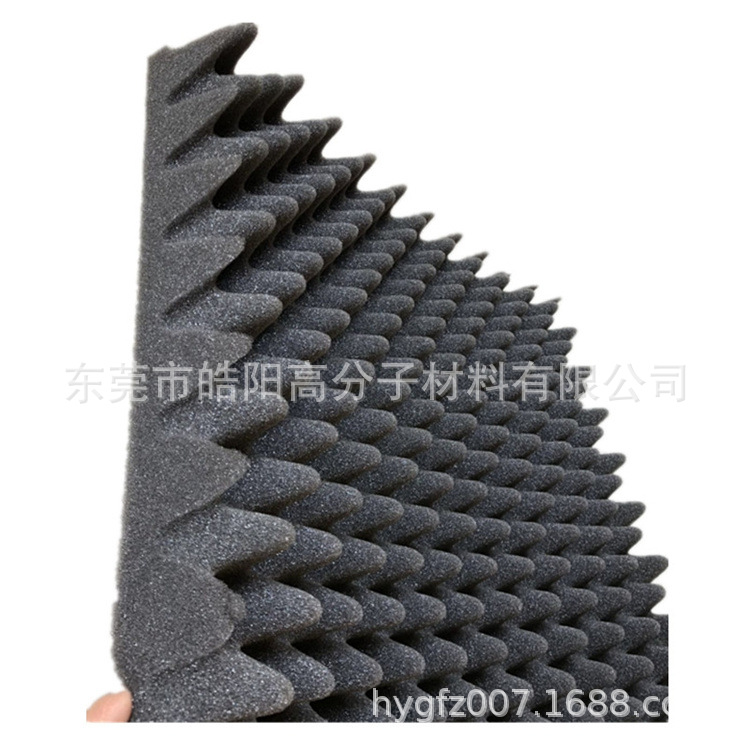 厂家生产波浪海棉 阻燃海绵隔音鸡蛋棉 高密度彩色异型吸音海绵