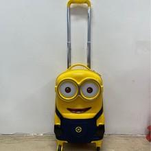 新款便携儿童箱动漫小黄人亲子拉杆箱休闲旅行旅行箱卡通行李箱