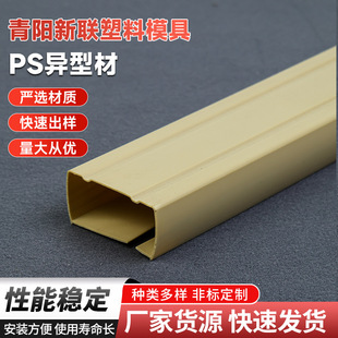 Ps Special-Shaped Profile Non-Standard Can Be Customized Extruded Plastic Strip Plastic Parts Cold Top High-Gloss Profile Processing