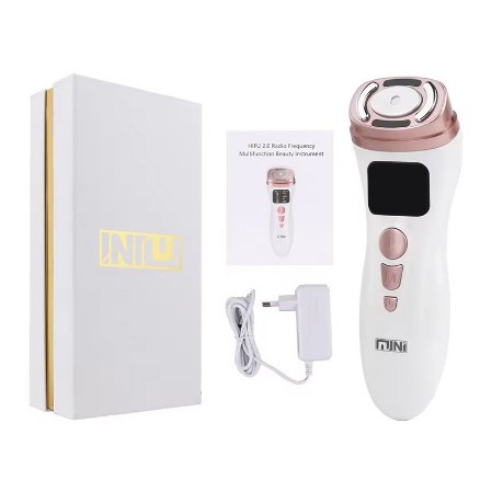 Mini Second-Generation Ultrasonic Scalpel Hifu Ultrasonic Ems Micro-Electric Facial Beauty Device Facial Introduction Device
