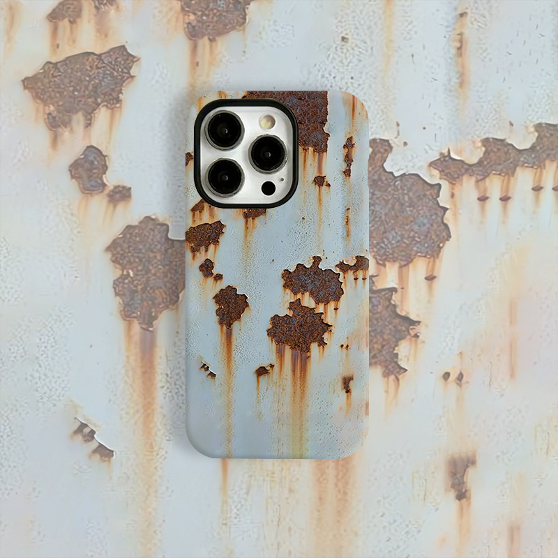 Customizable Rusty Suitable for Apple 16/Huawei/Oppo/Xiaomi 15/Vivo Film Two-In-One Mobile Phone Case