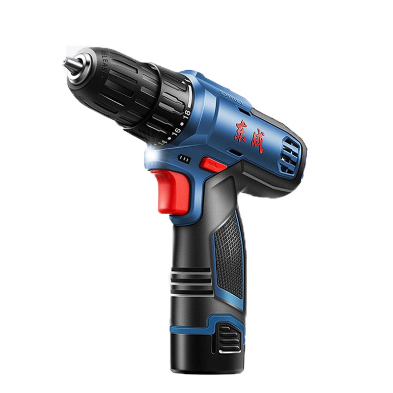 批发东成电钻电动螺丝刀电转手枪钻东城无刷锂电充电手电钻