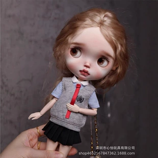 丽佳DOLL6分光魇双生ob娃娃衣服licca珍妮blythe azone二件套上衣