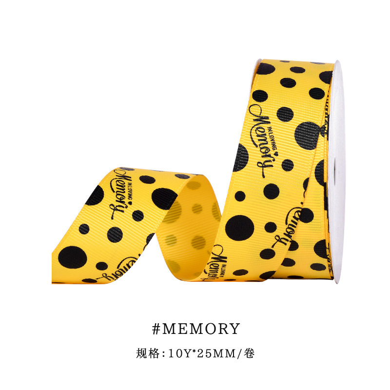 Nueva recomendar cinta de Yao Ming caja de regalo transfronteriza cinta de regalo flor correa de embalaje 9 M impresionante cinta de lunares